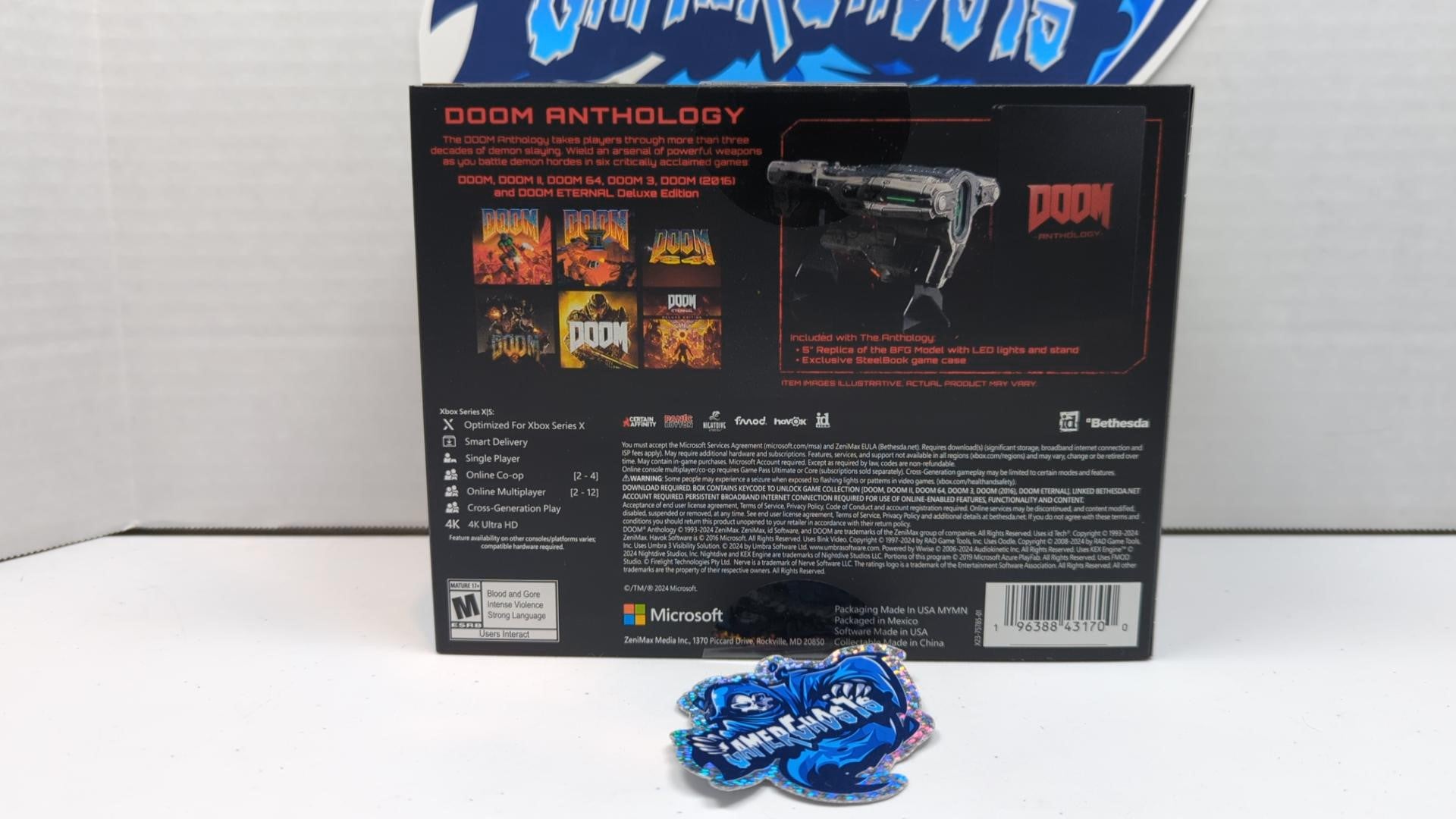 Doom Anthology Collector's Edition with BFG Statue for Xbox Brand New SEALED [Xbox One and Series SX]