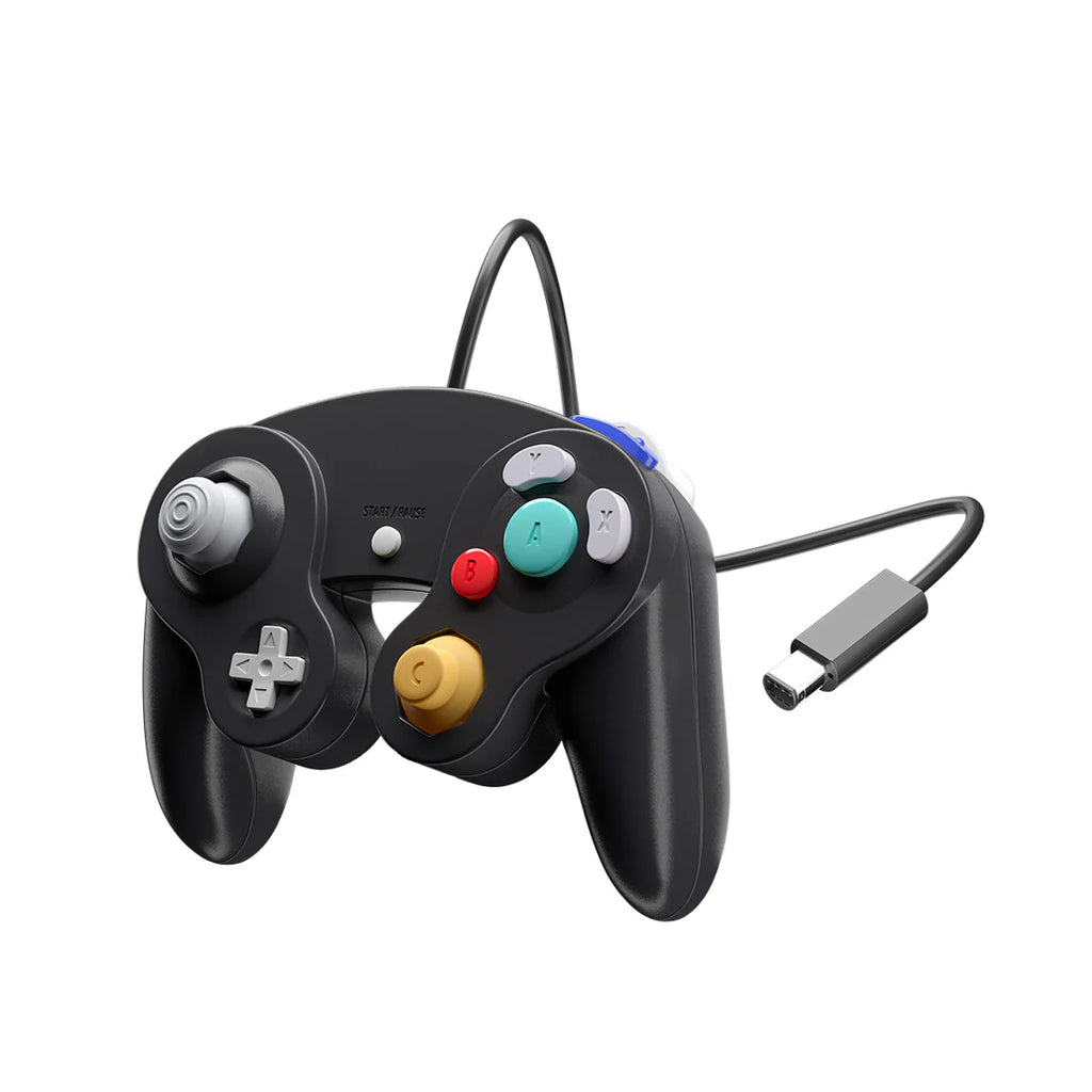 Nintendo Gamecube WIred Controller - Black - (XYAB)