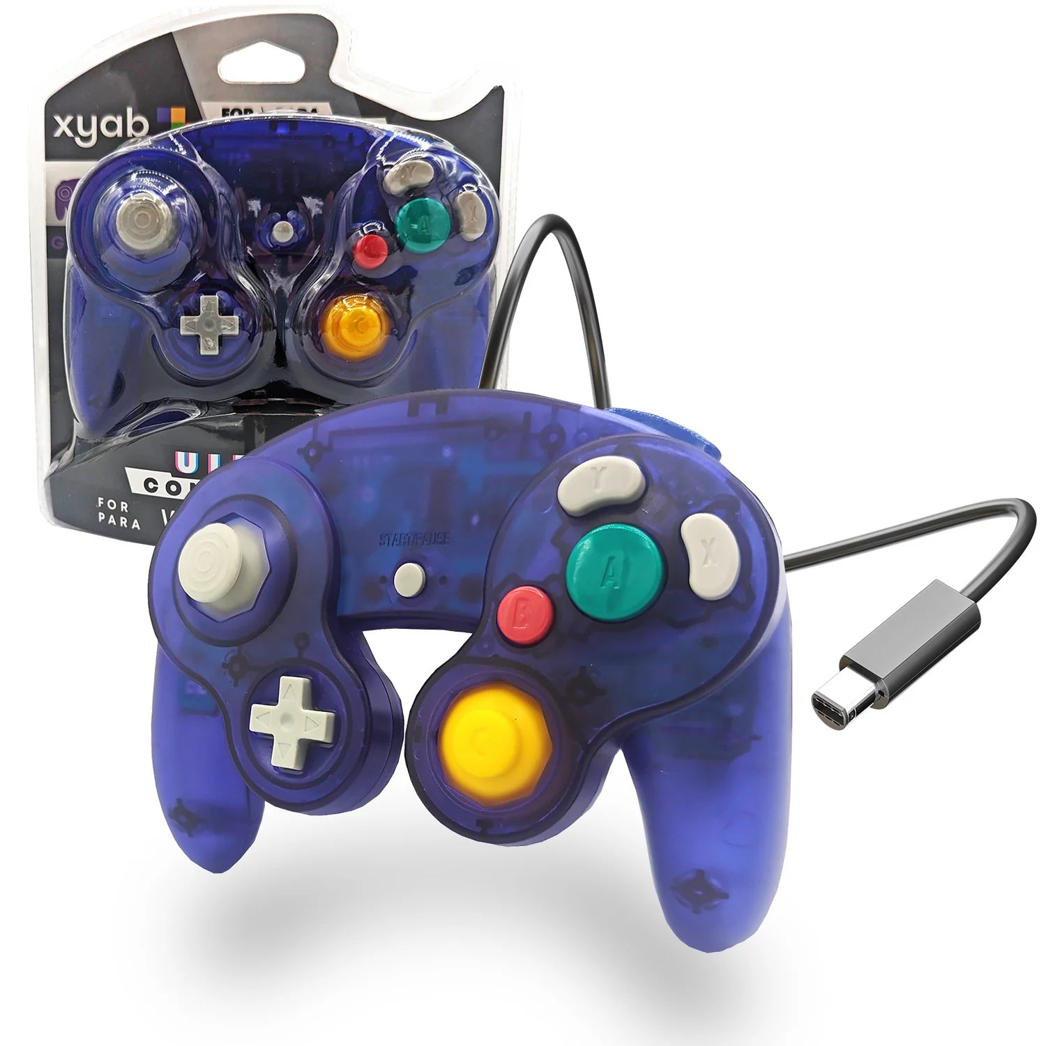 Nintendo Gamecube Wired Controller - Funtastic Colors (XYAB)