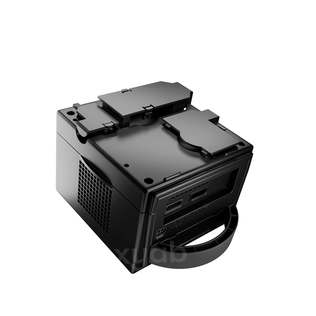 Nintendo Gamecube 3 Piece Port Cover Set (Spice Orange, Black, Silver)