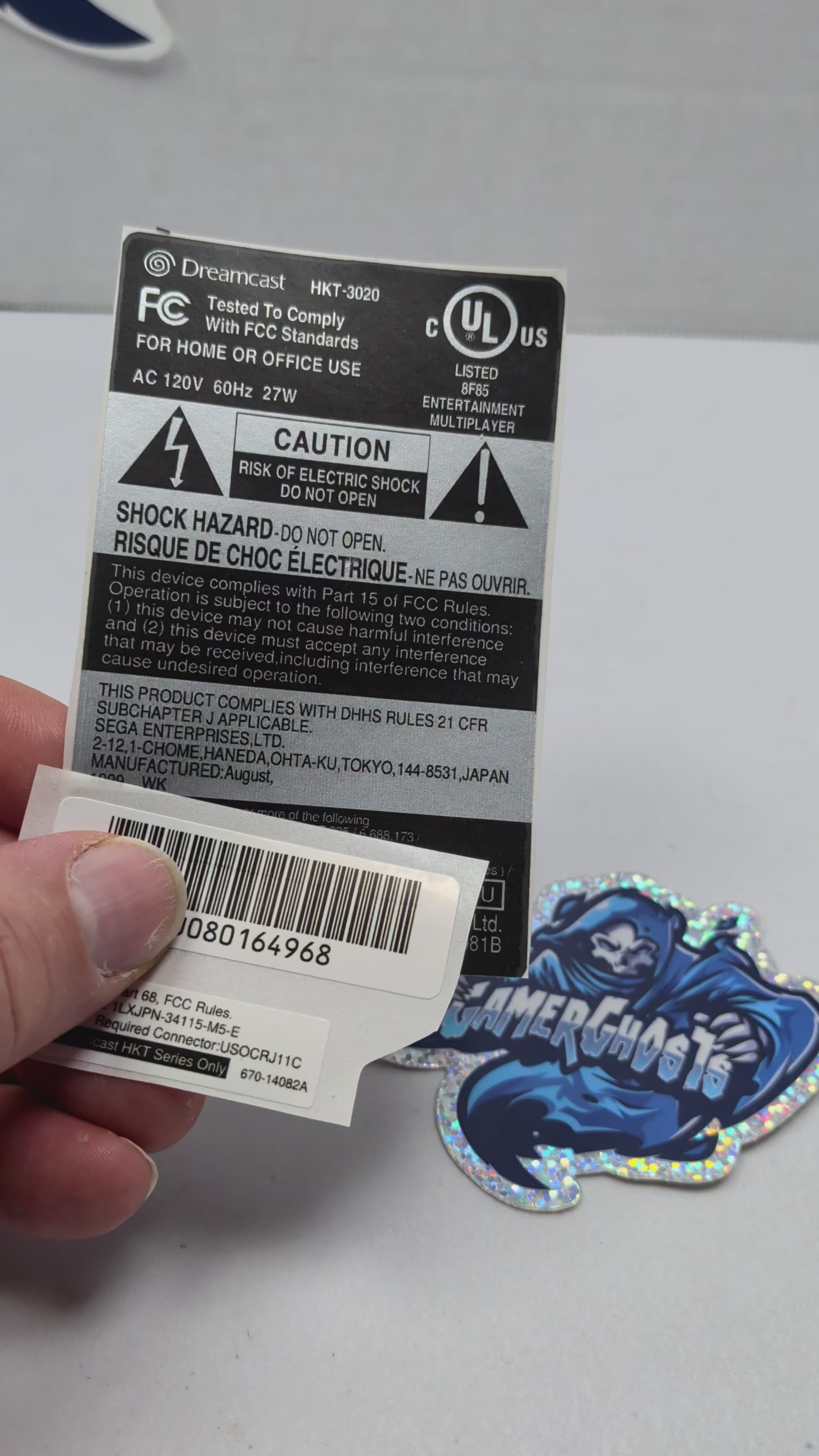 Sega Dreamcast Replacement Labels Label