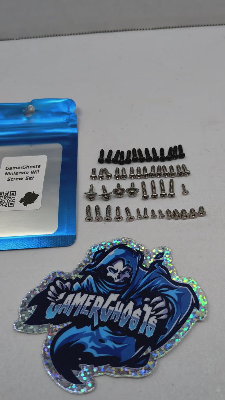 Nintendo Wii - New Complete Screw Set / Kit