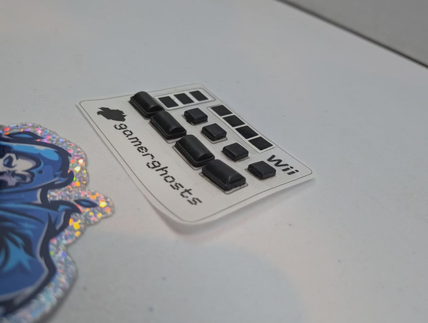 Nintendo Wii Replacement Feet and Screw Cover Stickers