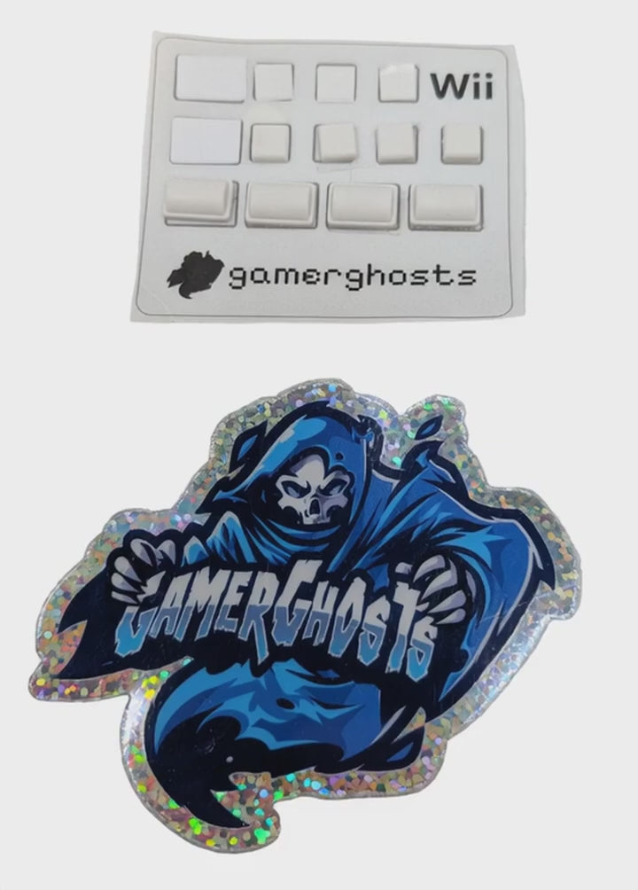 Nintendo Wii Replacement Feet and Screw Cover Stickers