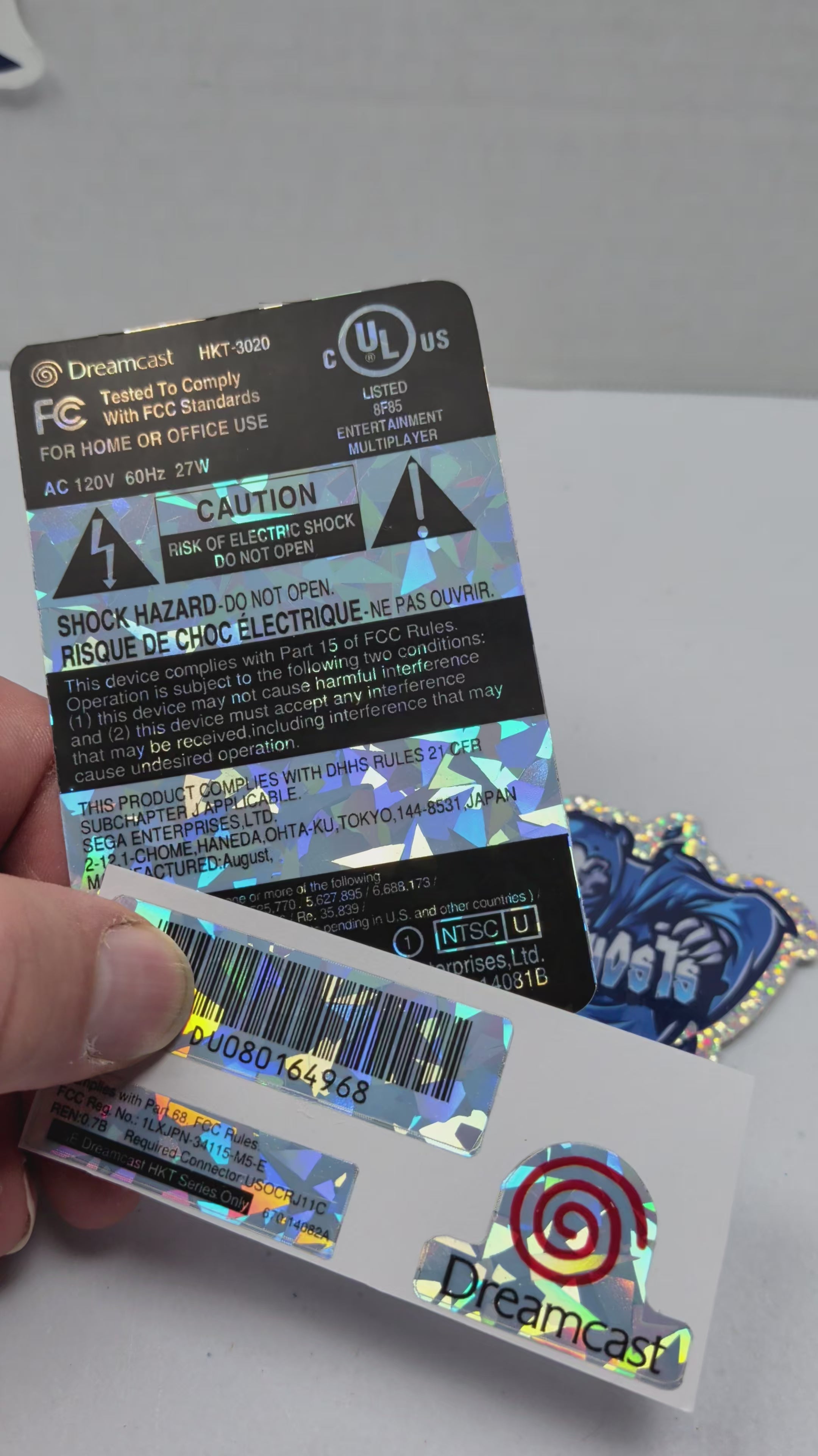 Sega Dreamcast Replacement Labels Label