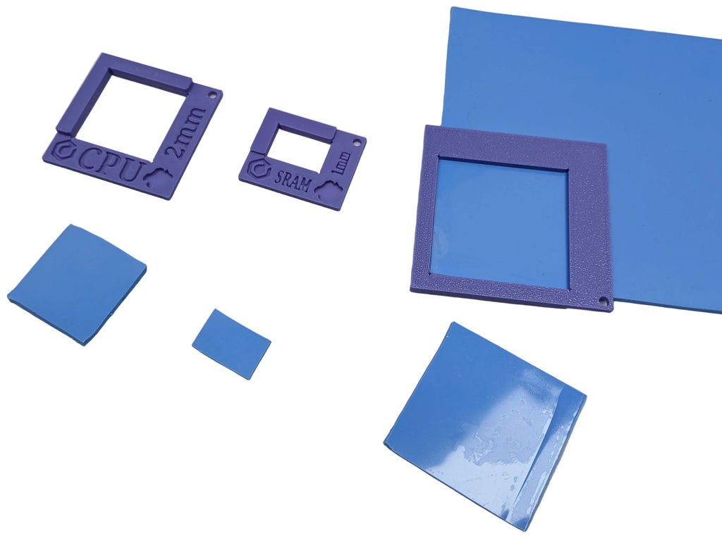 Nintendo GameCube Thermal Pad Cutout Templates / Guides