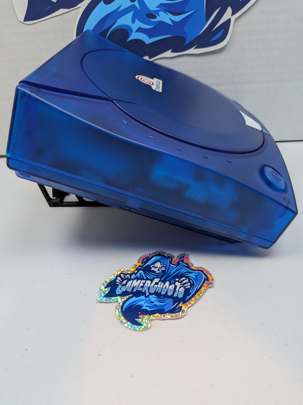 Sega Dreamcast - Transparent Blue - GDEmu 5.20.5 - USB C Power - Rare Controller + VMU