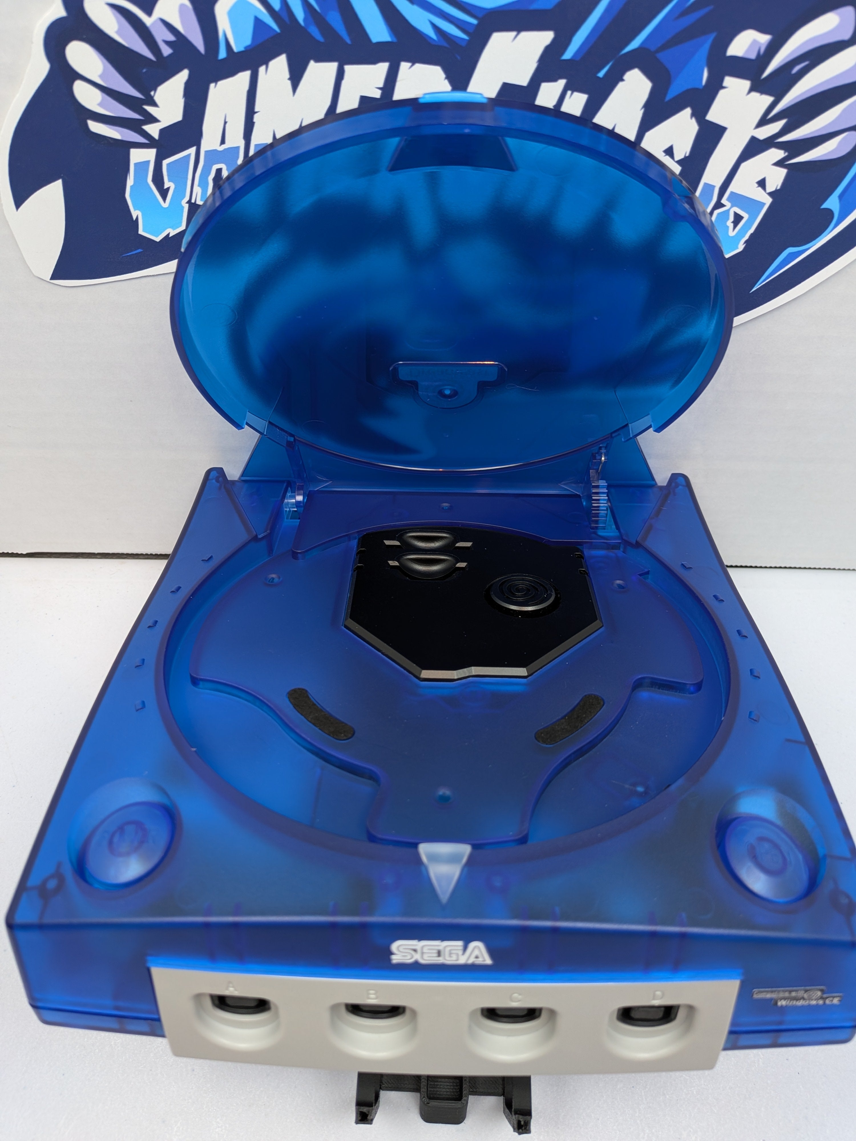 Sega Dreamcast - Transparent Blue - GDEmu 5.20.5 - USB C Power - Rare Controller + VMU