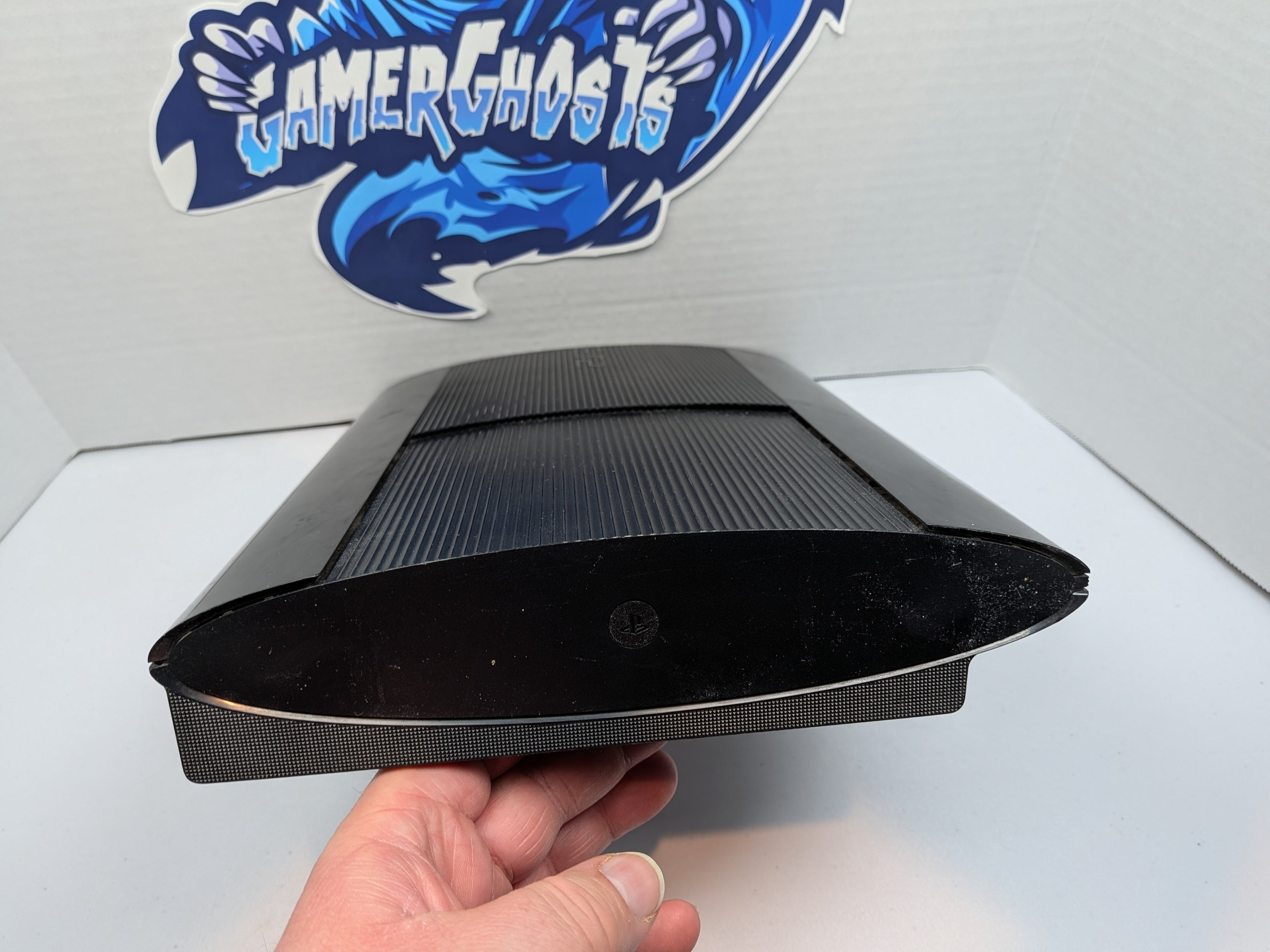 Sony PlayStation 3 PS3 Super Slim Console - w/Blue Controller + Power