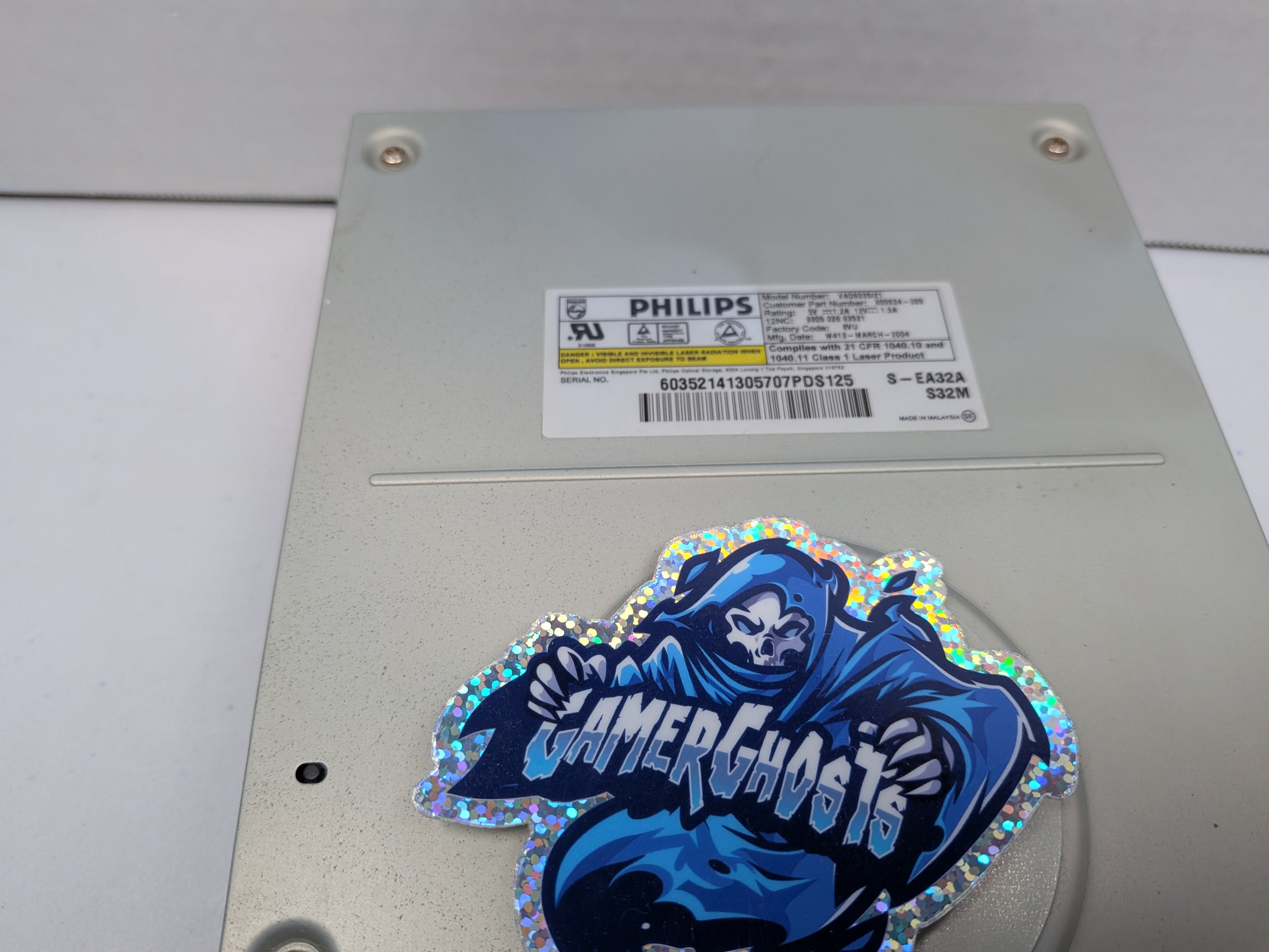 Original Xbox DVD drive Philips VAD6035/21 EA32A/B S32M - Fully Working