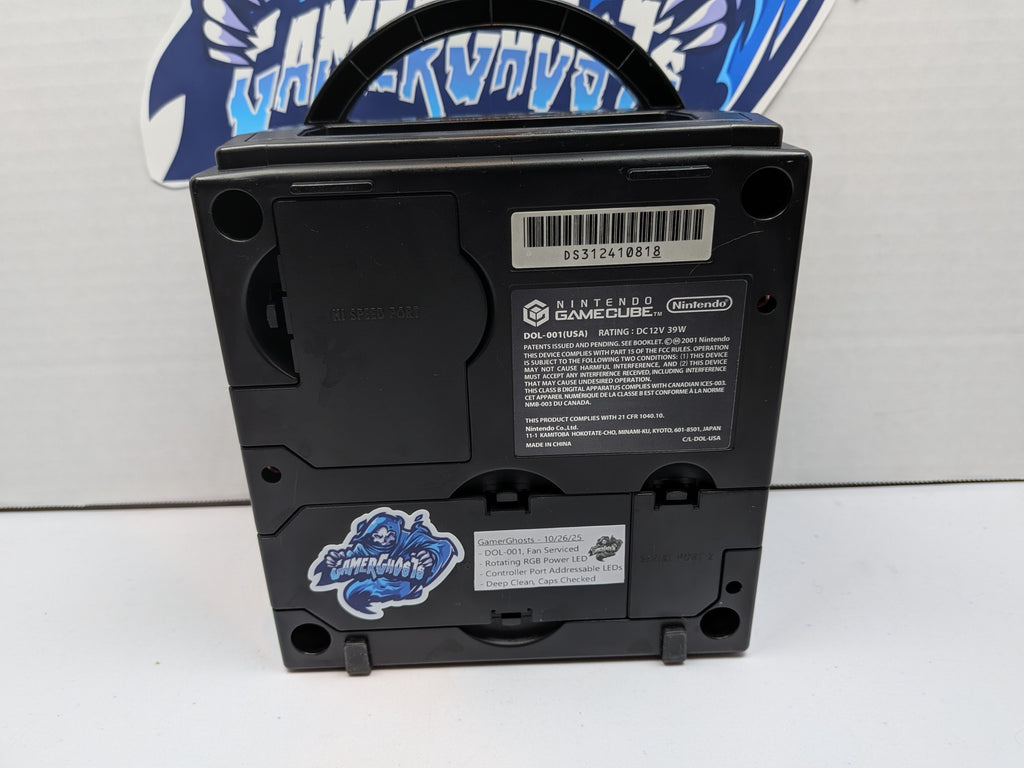 Nintendo Gamecube - DOL-101 - Black - Complete Console Bundle - RGB Controller LEDs