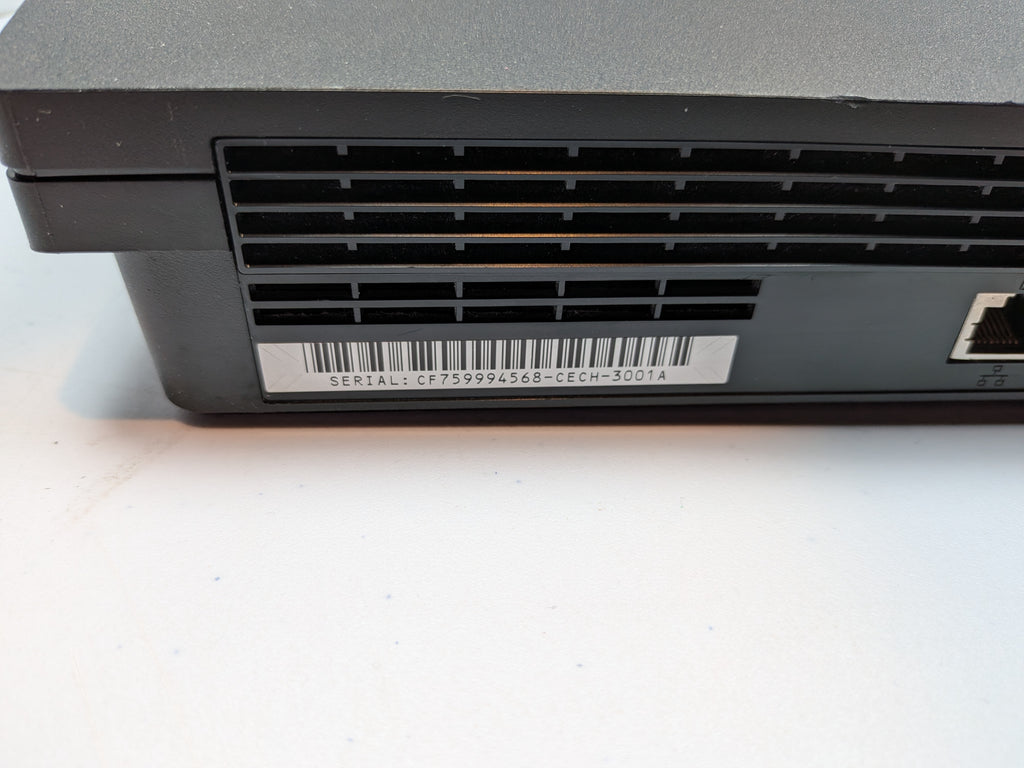 Sony PlayStation 3 PS3 Slim Console - w/Blue Controller + Power