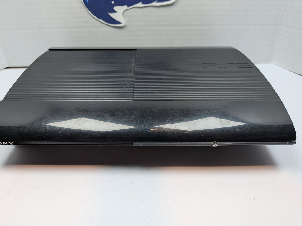 Sony PlayStation 3 PS3 Super Slim Console - w/Blue Controller + Power
