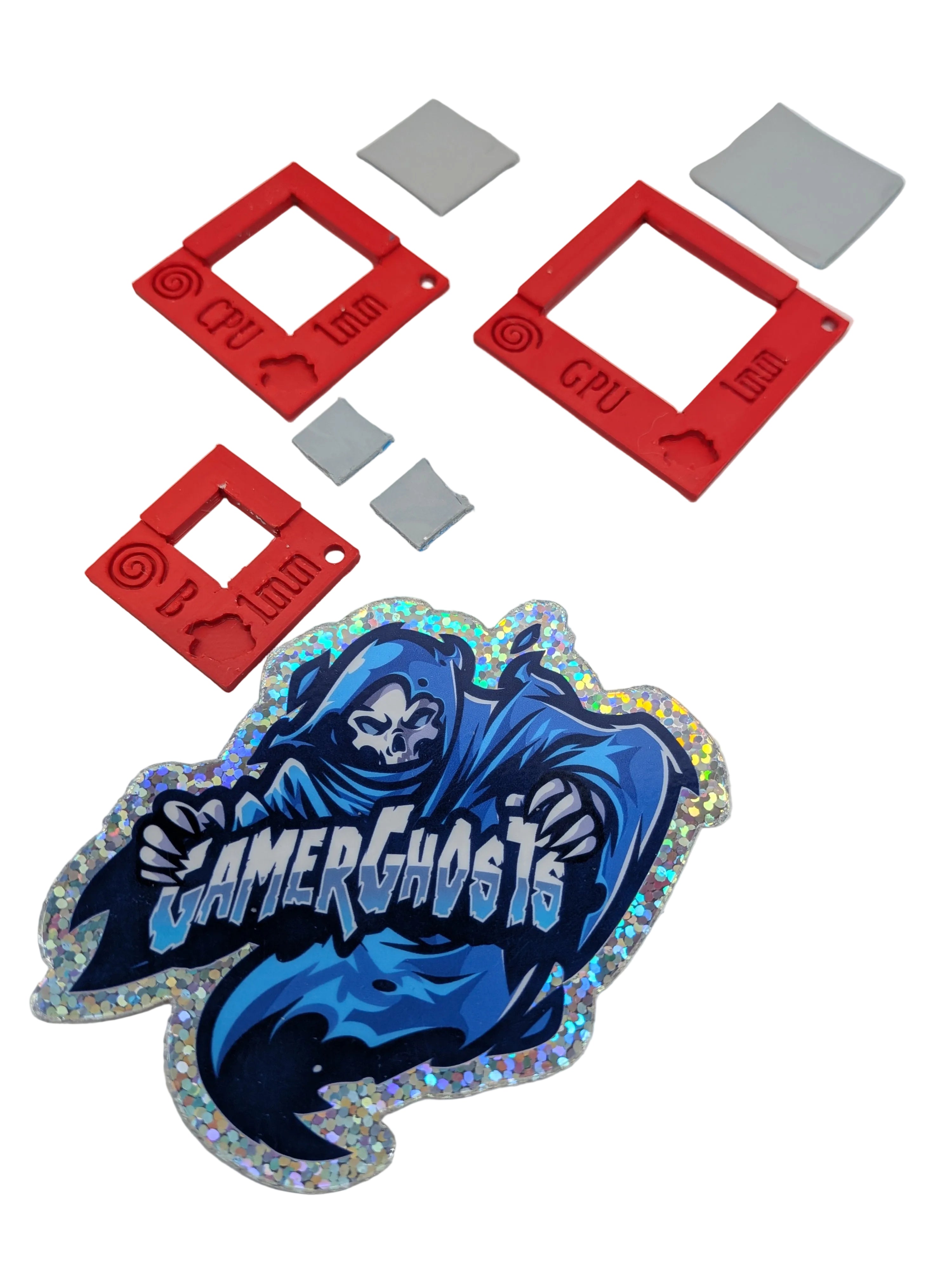 Sega Dreamcast Thermal Pad Cutout Templates / Guides