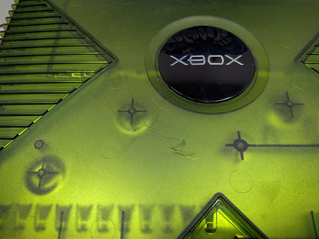 Halo Green Special Edition Original Xbox Console w/ Two Matching Controllers