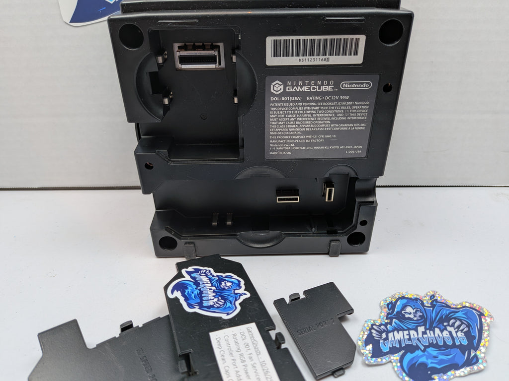 Nintendo GameCube - DOL-001 - Black - Complete Console Bundle RGB Controller LEDs