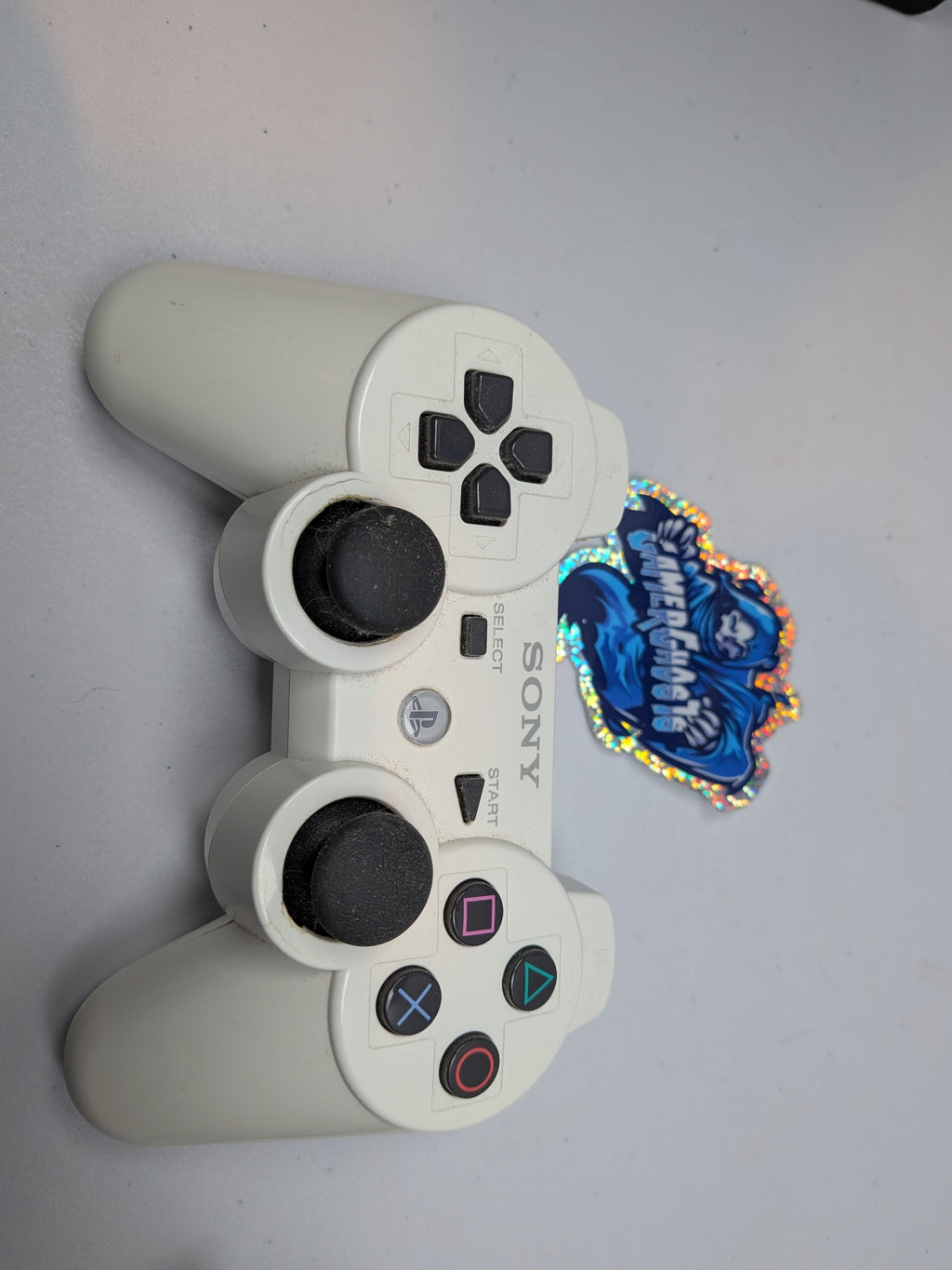 Sony PlayStation 3 PS3 Slim Console - w/White Controller + Power