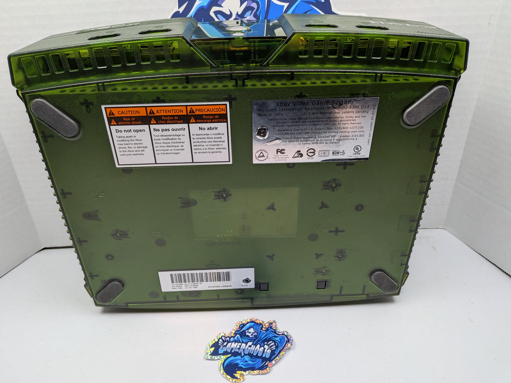 Halo Green Special Edition Original Xbox Console w/ Two Matching Controllers