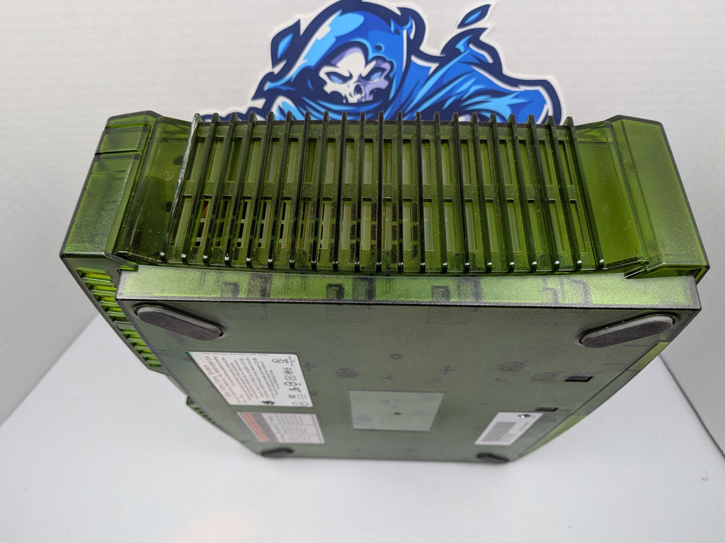 Halo Green Special Edition Original Xbox Console w/ Two Matching Controllers