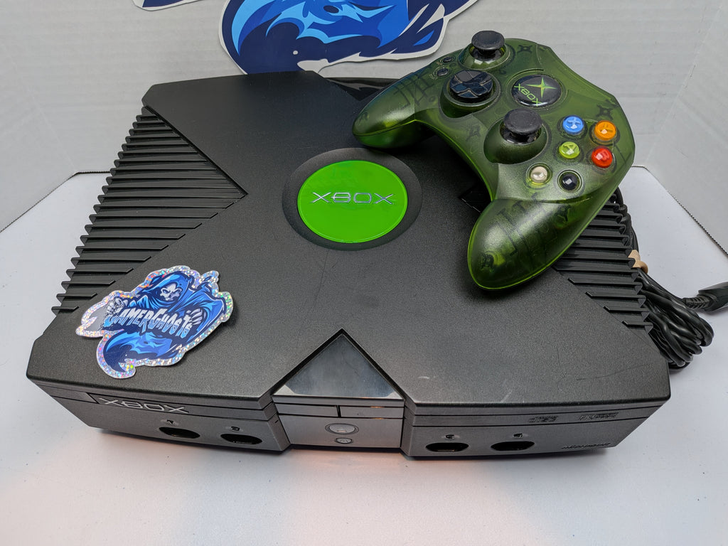 Original Xbox Console w/ OEM Transparent Controller