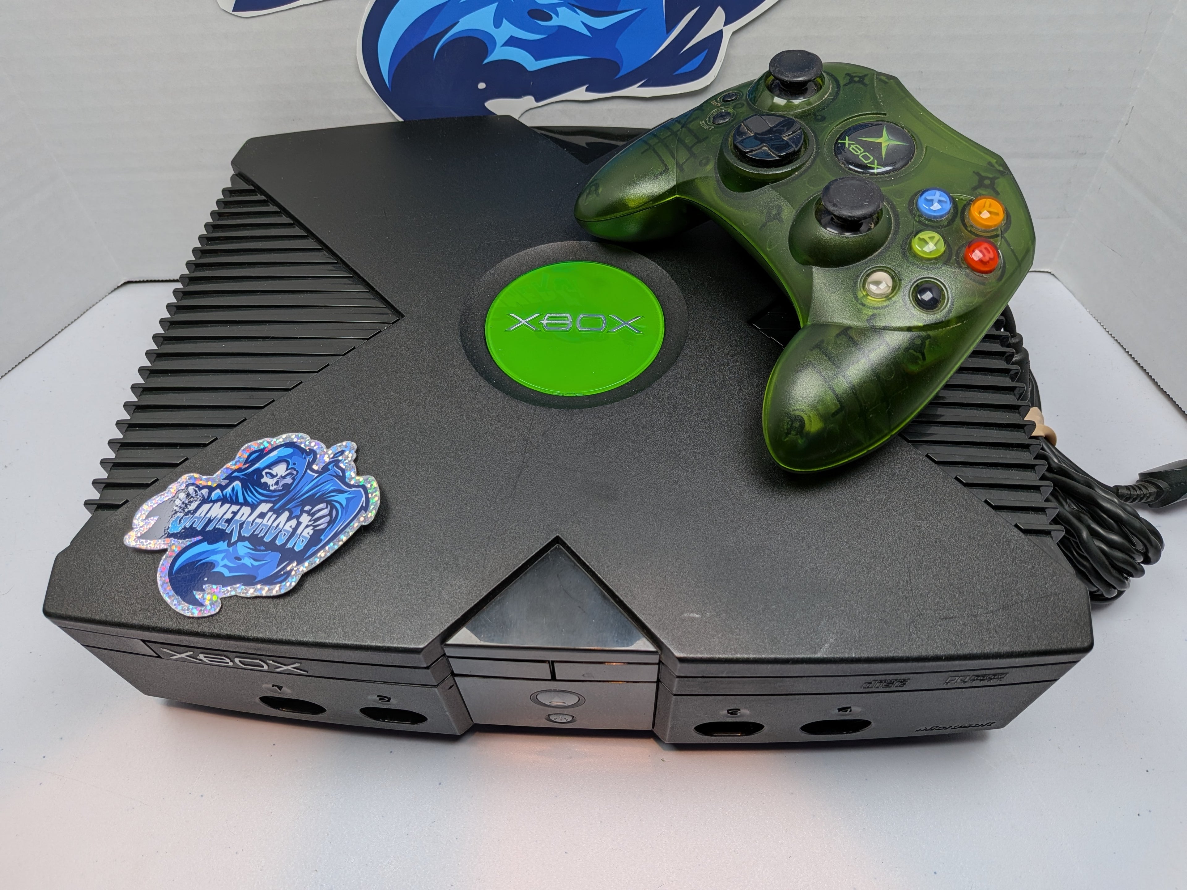 Original Xbox Console w/ OEM Transparent Controller