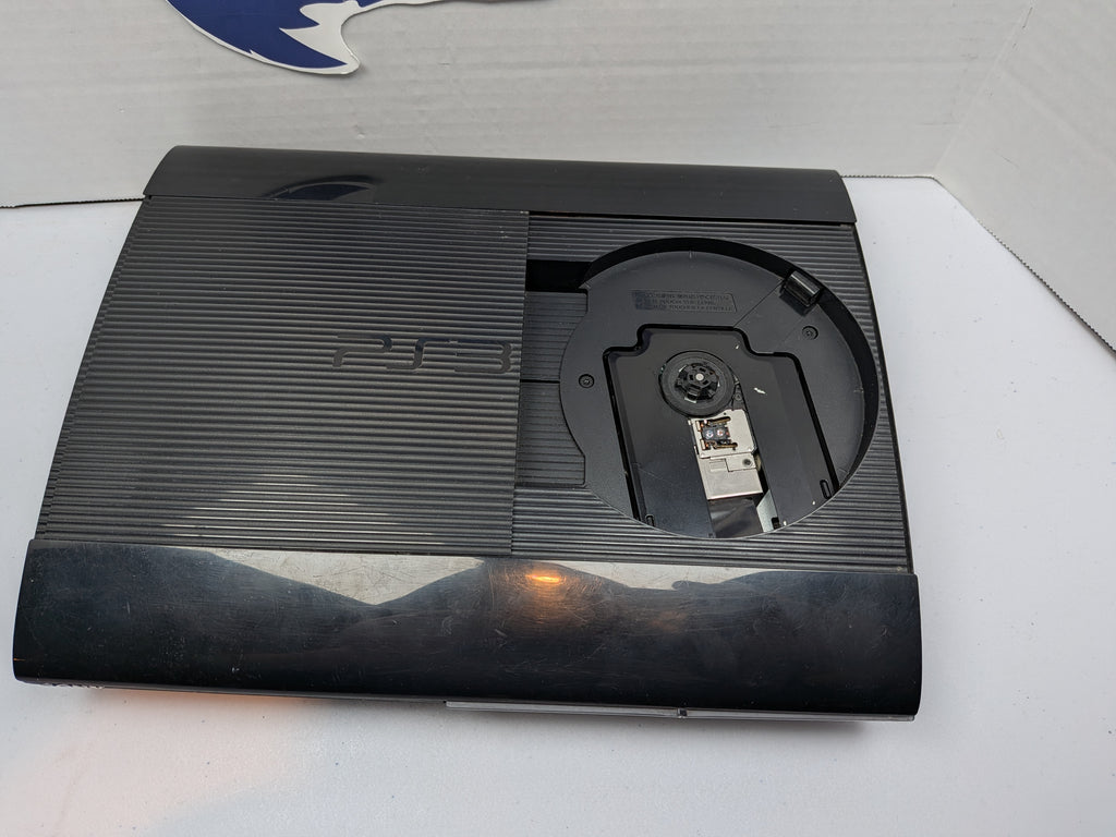 Sony PlayStation 3 PS3 Super Slim Console - w/Blue Controller + Power