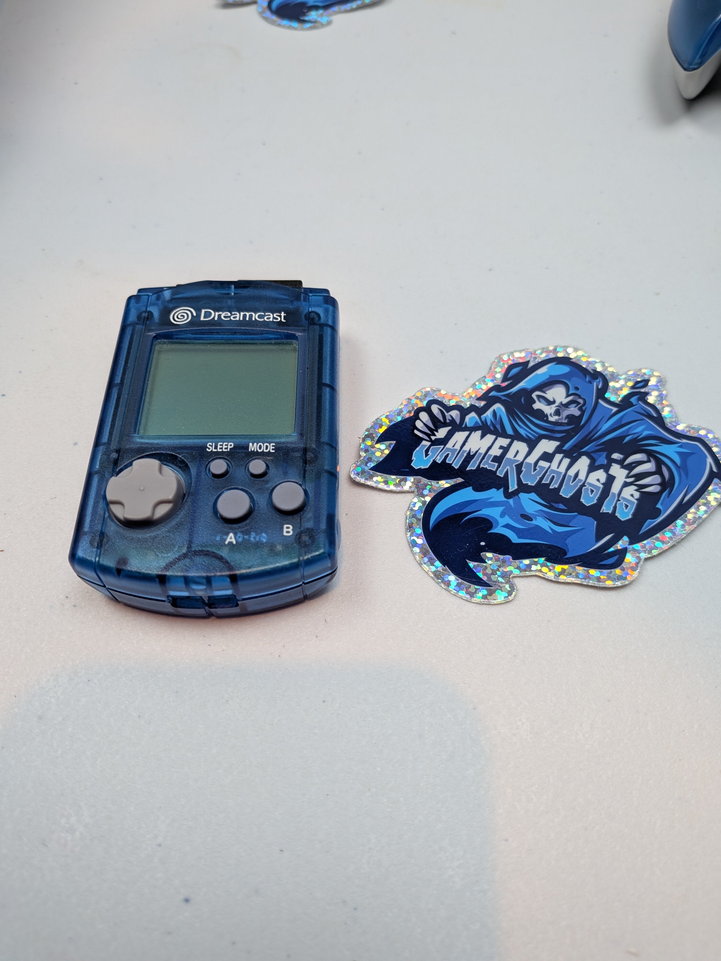 Sega Dreamcast - Transparent Blue - GDEmu 5.20.5 - USB C Power - Rare Controller + VMU